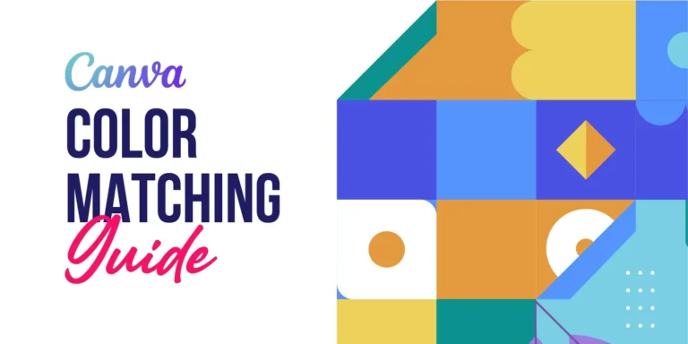 Abstract colorful gradients symbolizing Canva color matching and palette creation.